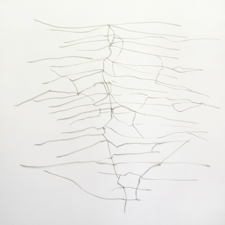Ulrike Stubenboeck, Untitled, 30x30cm, Acrylic on paper, 2013.